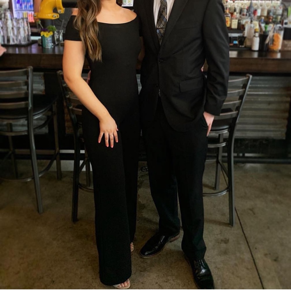 Lulus black jumpsuit
